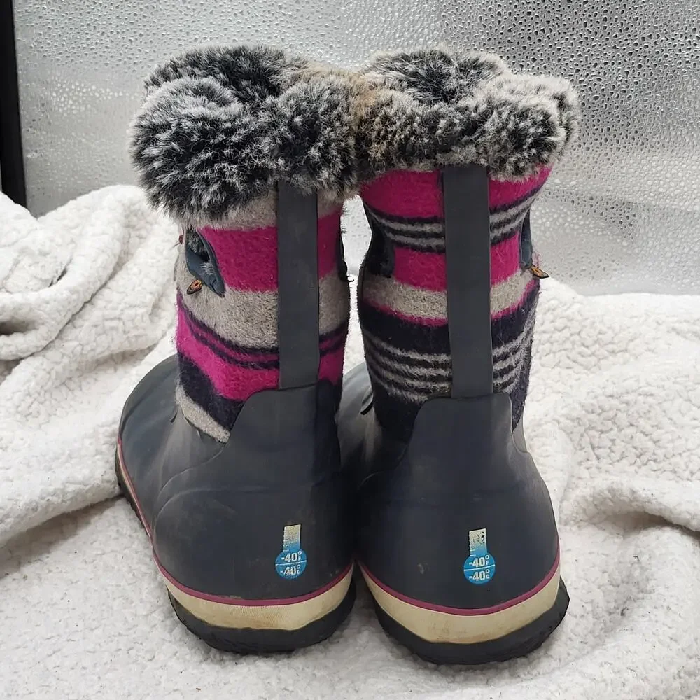 Bogs Arcata Insulated Stripe Boot girls size 6